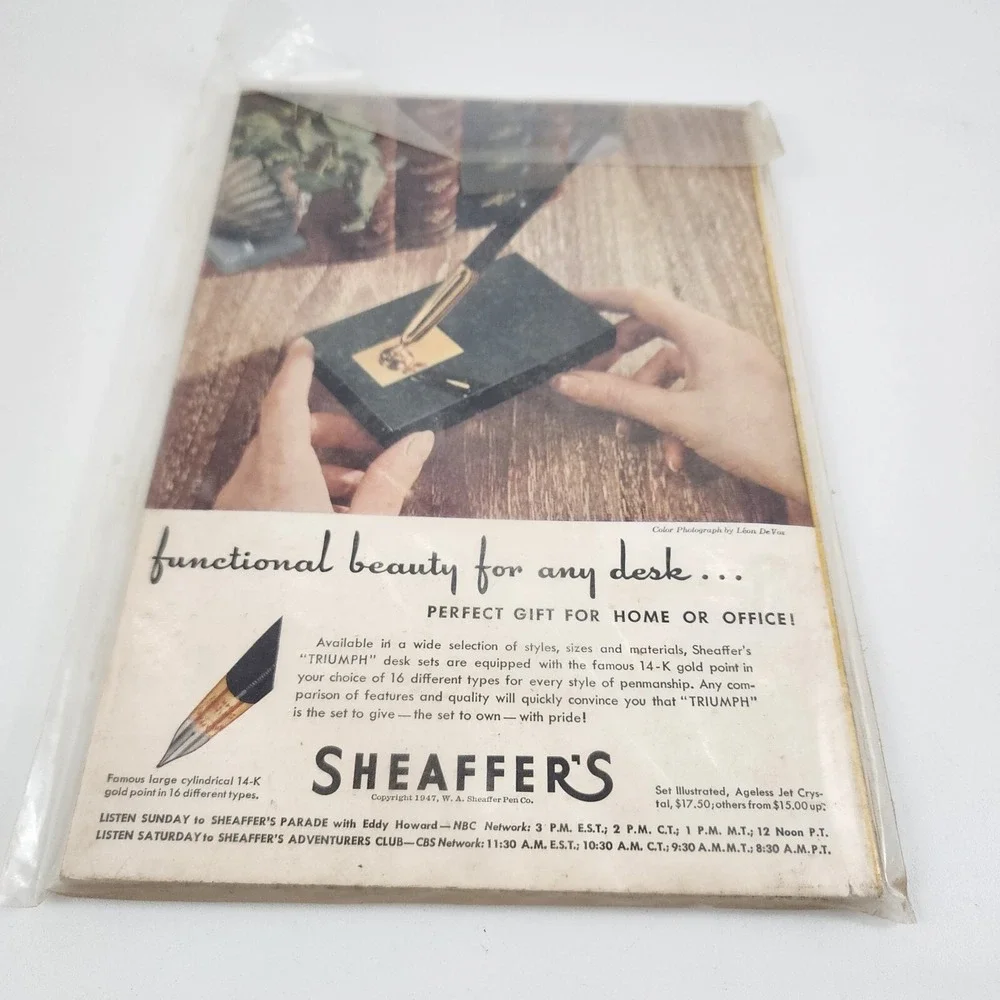 National Geographic Magazine November 1947 No‎ Insert